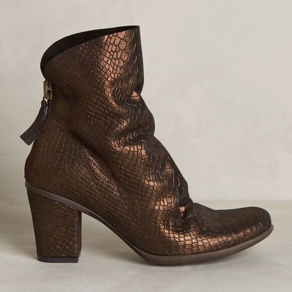 Anthropologie x Seychelles Hint Metallic Boots - Picture 2 of 3